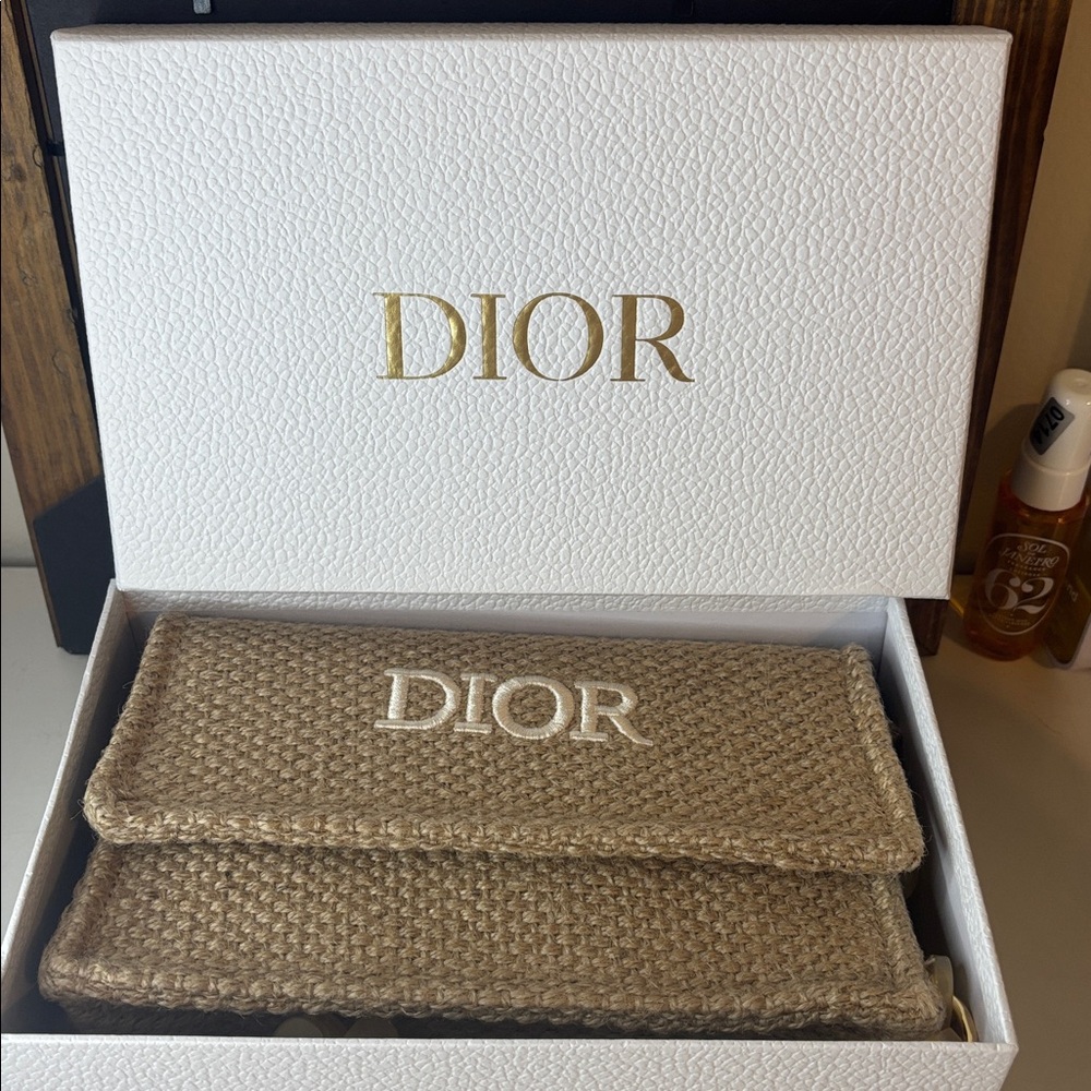 Dior Raffia Shoulder Bag - Picture 2 of 3
